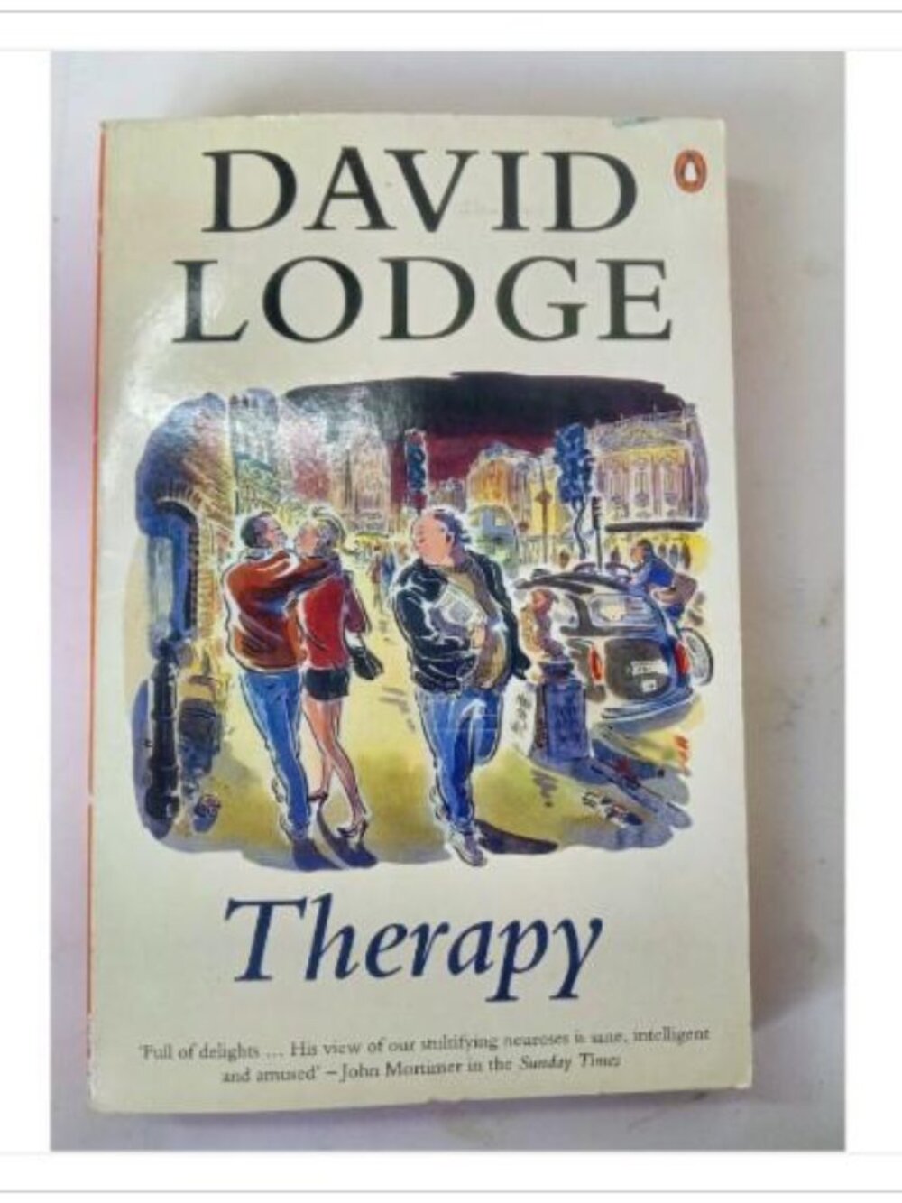 Therapy A Novel Contemporary Fiction Penguin Books 1996 PB